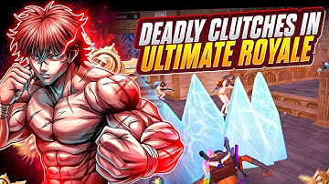 Deadly clutches in ultimate royale by Wmax 🔥 - Fastest 3 finger player | BGMI - PUBG MOBILE
