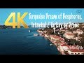 4K Turquoise Dream of Bosphorus, Istanbul / Turkey by Drone