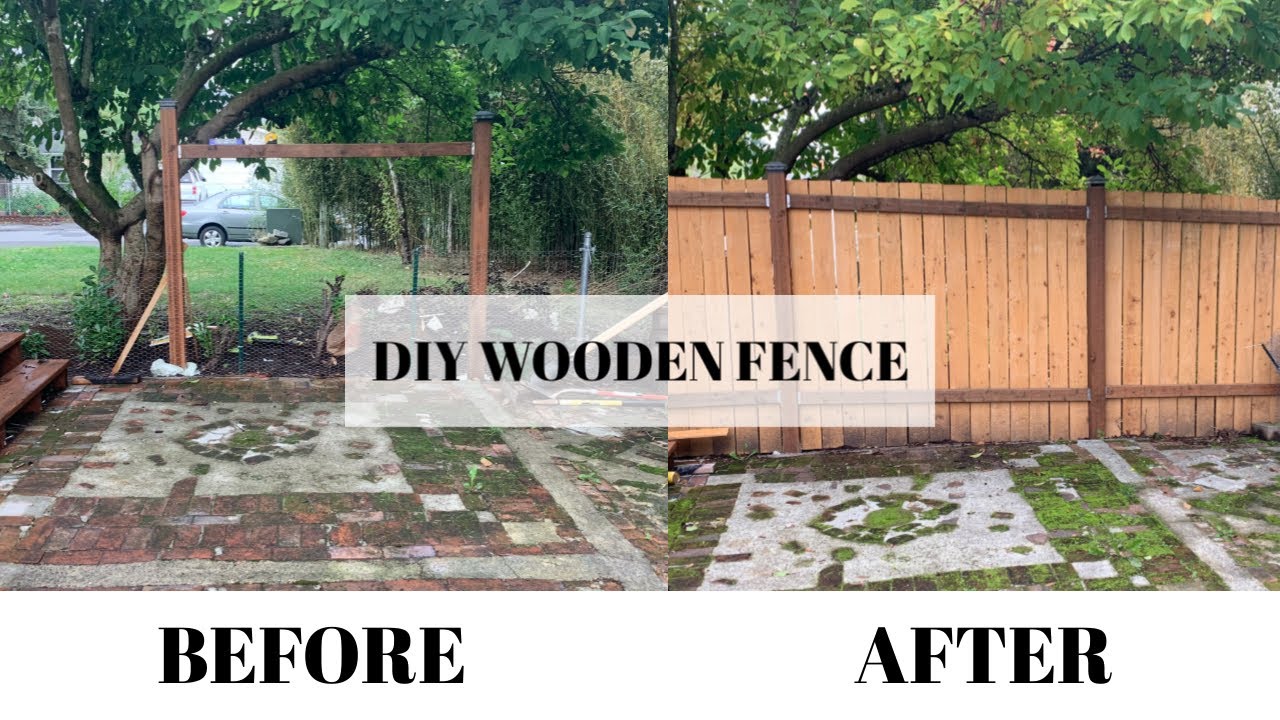 How To Build A Wood Fence Simple Cheap Beginner Diy Youtube How To Build A Wood Fence Simple Cheap Beginner Diy Youtube