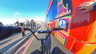 POV BMX Bike Riding in LONDON