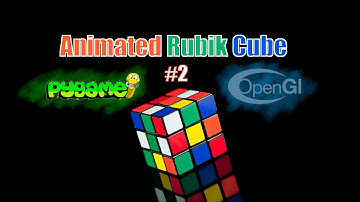 Brute Force Rubik Cube [Pygame+OpenGL] #2