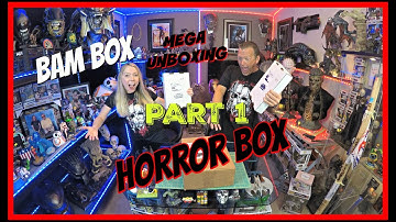 The BAM Box | HORROR Box | MEGA Unboxing | Part 1 | Feb 2019 | Guru Reviews