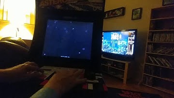 Arcade 1up Asteroids Demonstration