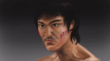 Bruce Lee, iPad Pro Procreate Sketch