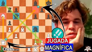 MAGNUS HACE UNA JUGADA MAGNIFICA! Carlsen Vs Alekseenko