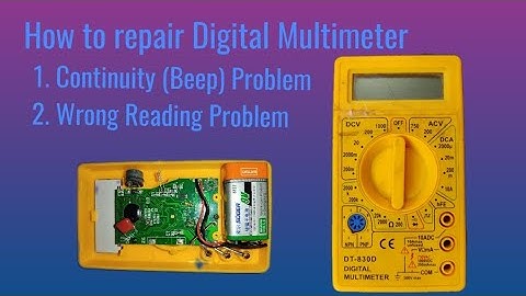 How to Repair Digital multimeter || Continuity (Beep) Problem Solve