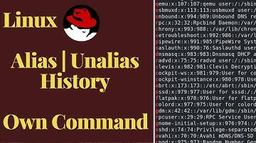 How to create permanent alias in linux | Make your own commands Using Alias,Unalias,History Tutorial