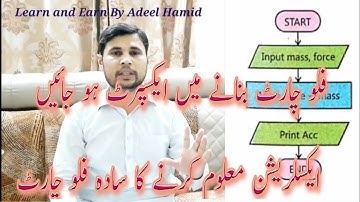 Learn Flow Chart For Finding Acceleration When Mass and Force Are Given| Computer Science 9th 1.2.5