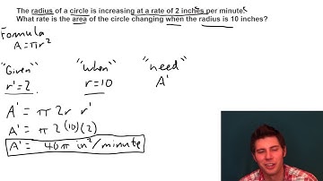 20 Related Rates Problems (Calculus)