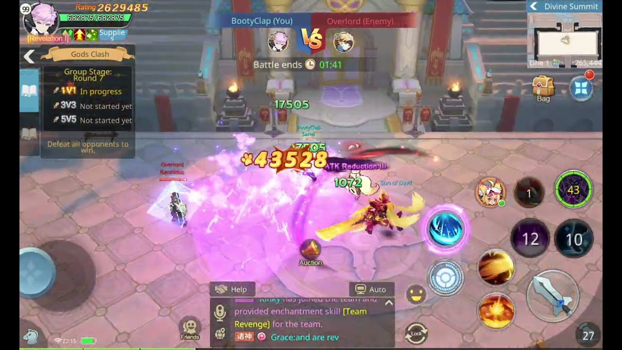 Team BootyClap - Day 3 - God Clash PvP Tournament, Guardian of Cloudia