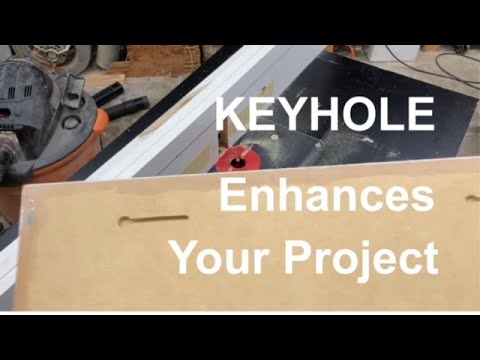 Keyhole Slots on a Router Table