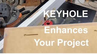 Keyhole Slots on a Router Table