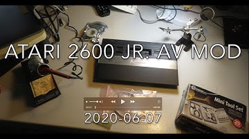 Atari 2600 Jr AV Mod Installation