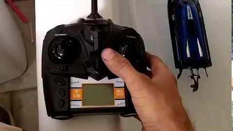 Skytech H100 RC boat wont turn right fix! Simple! Read below!