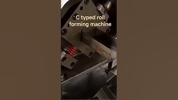 C typed roll forming machine  welcome to contact008618563750537#rollformingline #rollformingmachine