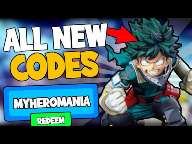 My Hero Mania codes in Roblox: Free spins (November 2022)