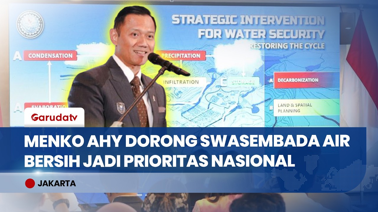 Dukung Asta Cita Presiden, Menko AHY Wujudkan Swasembada Air Demi Ketahanan Pangan Indonesia