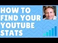 How to Find Your YouTube Channel and Video Statistics