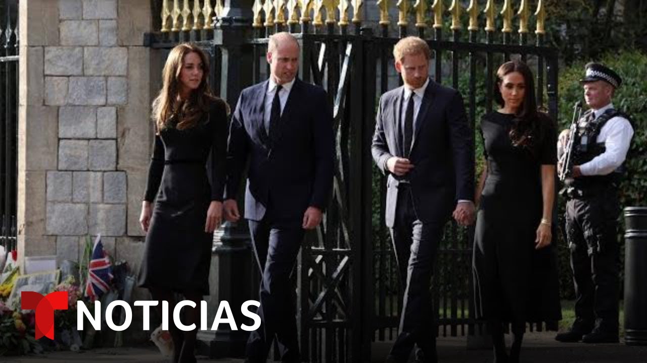 EN VIVO: William y Harry reciben las condolencias de los británicos tras la muerte de Isabel II