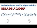 Regla de la cadena - Derivada de una función trigonométrica - Derivadas