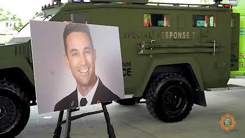 Special Response Team Vehicle Dedication to Lt. Ju...