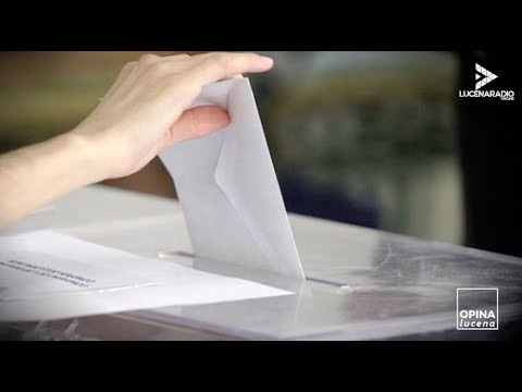 OPINA LUCENA: Hoy: ¿Qué piensan los lucentinos del anticipo electoral?.