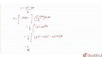 A magnetic flux through a stationary loop with a resistance `R` varies during the time