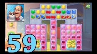 [Gameplay] Homescapes - Level 59 (No Boosters)