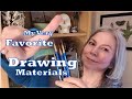 My favorite drawing materials  sketchbook challenge update