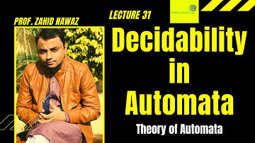 Decidability in Automata Urdu / Hindi | Lecture 31