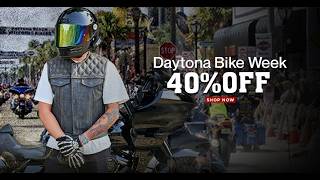 40% OFF Daytona Bike Week | Gear Up for the Ride - Shop Now #danielsmart #daytonabikeweek #bikergear