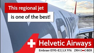 This jet is a great reason to fly SWISS/Helvetic | An Embraer 195E2 flight from Zurich to Berlin