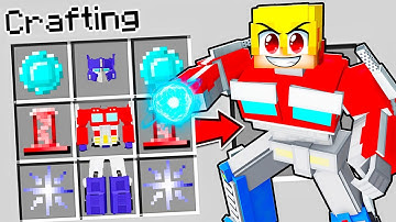Minecraft, maar je kunt ook Transformers MAKEN!