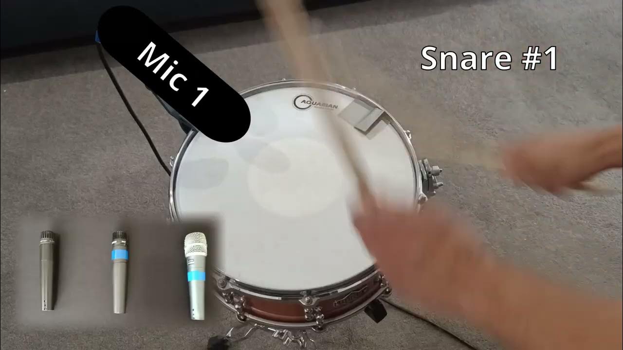 Very Affordable Snare (or Instrument) Microphone Behringer SL75C vs