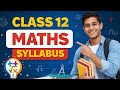 CBSE CLASS 12 MATHS SYLLABUS YEAR 2026-27