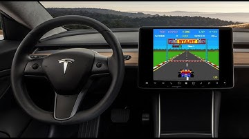 How to Play Atari Games on the Tesla Model 3 (with Controller)