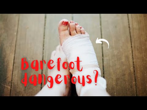 Fears about going barefoot vs reality | Glass rusty nails gross public perception | Barefoot tiktok