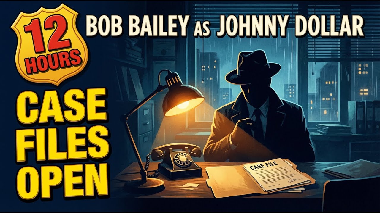 Bob Bailey as Johnny Dollar | 12 Hours | Final Clue (LIVE)