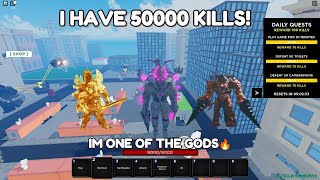 I am a GOD with 50000 Kills! (bathtubs war)