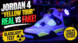 Jordan 4 “Yellow Tour” 2026 Authentication vs Not Authentic 