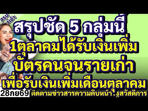 Clear Summary: These 5 Groups Get Extra Money on October 1st; Who Among Old Welfare Cardholders I...