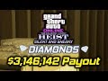 GTA Online Diamond Casino Heist: 2 Man DIAMONDS Robbery ($3,146,142 Payout)