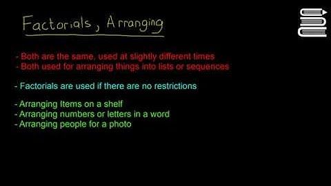 Leaving Cert Maths - Probability 21 - Factorials