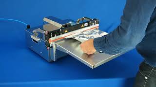 Folienbeutel Verschließen Und Vakuumieren Mit Verpackungsmaschine Vaz