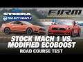 2021 Mustang Mach 1 vs. Modified Q350 EcoBoost at the ROAD COURSE!