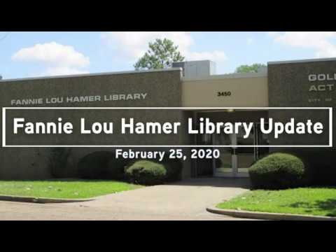 Hamer Library Update - February 25, 2020