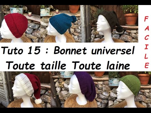 Vidéo: Bonnet Tricoté. Comment Calculer Sa Taille Au Tricot