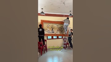 Lắp combo 2 bức tranh đồng vất vả nhưng khách hài lòng là được 0898108833 #thienquangbao #tranhđồng
