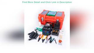Review Orientek T45 Fusion Splicer Fusion Splicing Machine Fiber Optic Welding Machine Fusionadora
