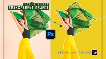 How to Select Transparent Object in Photoshop | Select Transparent Objects | Photoshop Trick | AI